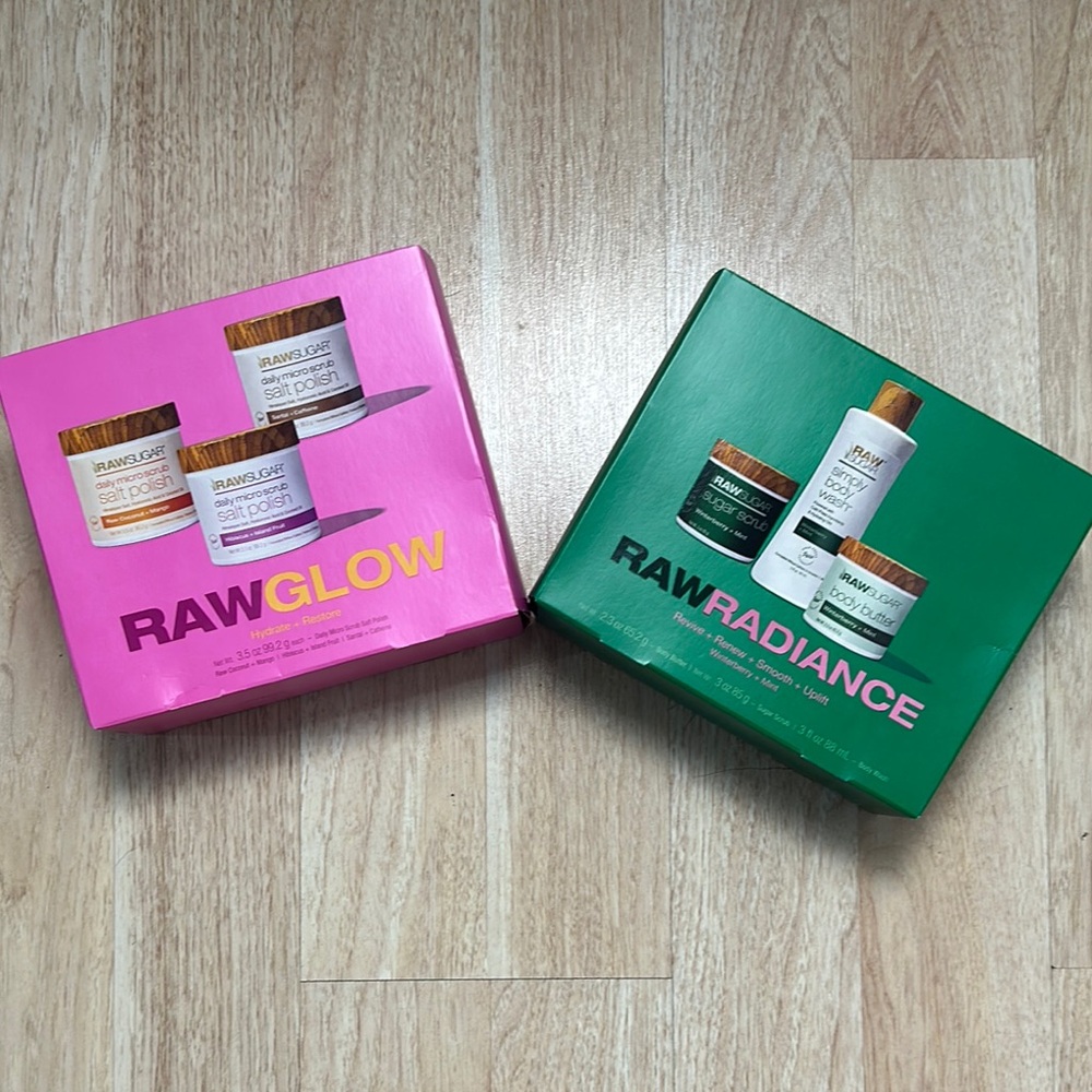 Raw Glow and Raw Radiance Skincare Set